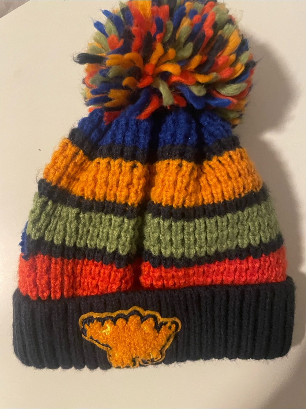 Snow Pom Pom hat